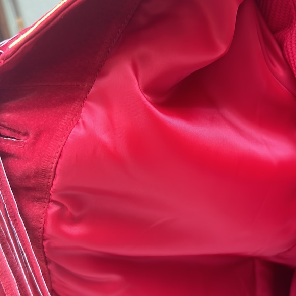 Excelled Collection Medium Red Embroidered Jacket - Picture 6 of 8